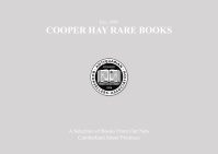 Cooper Hay Rare Books Cumberland Street Catalogue copy 1