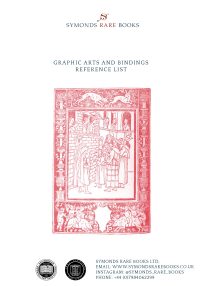 Graphic Arts and Bindings Reference List 1