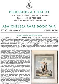 Pickering Chatto Chelsea Book Fair List 2023 1