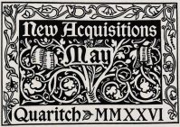 Quaritch May 2026 1