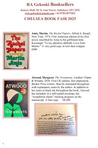 Rick Gekoski Chelsea 25 1