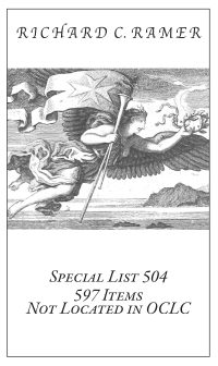 Preview image of Special List 504: 597 Items Not Located in OCLC