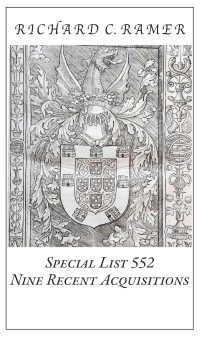 Preview image of Special List 552: Nine Recent Acquisitions
