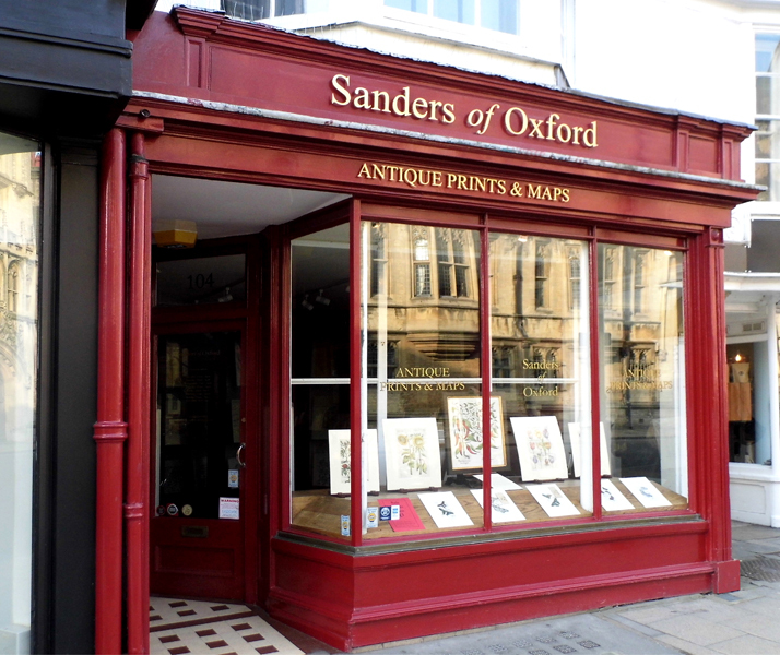 Sanders of Oxford shop photo