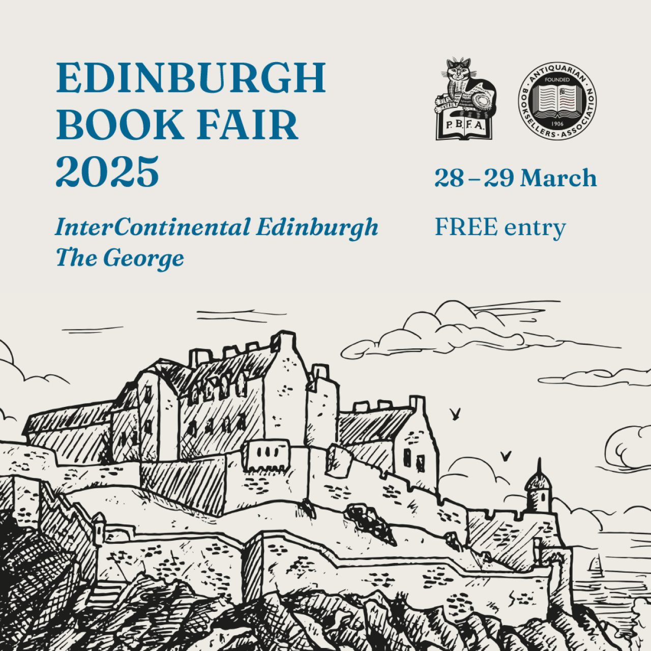 31834 ABA Edinburgh PBFA Book Fair 2025 Instagram Post 1080 1080 FINAL