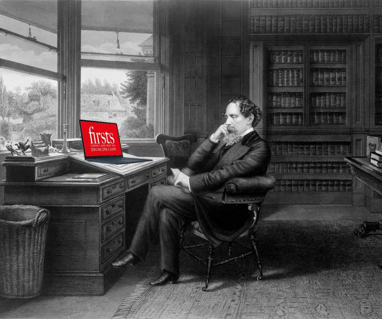 Dickens at his Desk